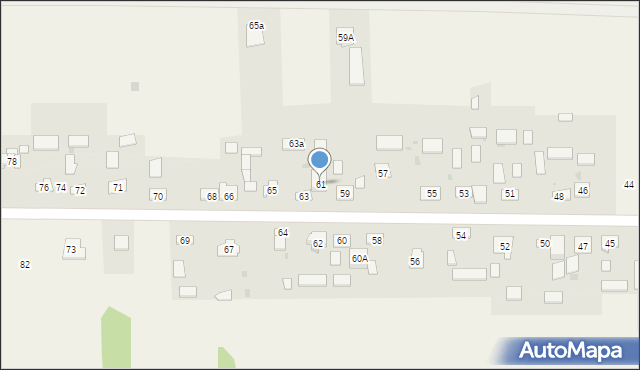 Szczecno, Szczecno, 61, mapa Szczecno