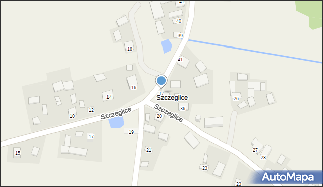 Szczeglice, Szczeglice, 37, mapa Szczeglice