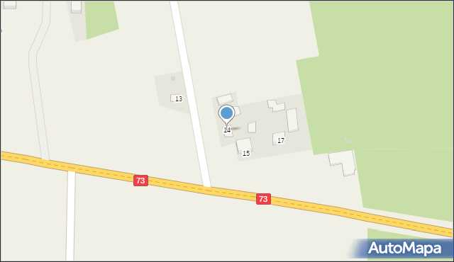 Szczeglin, Szczeglin, 14, mapa Szczeglin