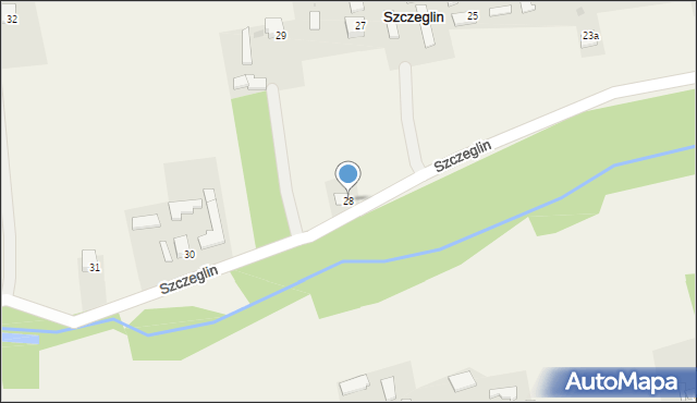 Szczeglin, Szczeglin, 28, mapa Szczeglin