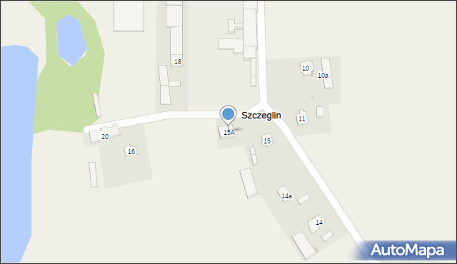 Szczeglin, Szczeglin, 16, mapa Szczeglin