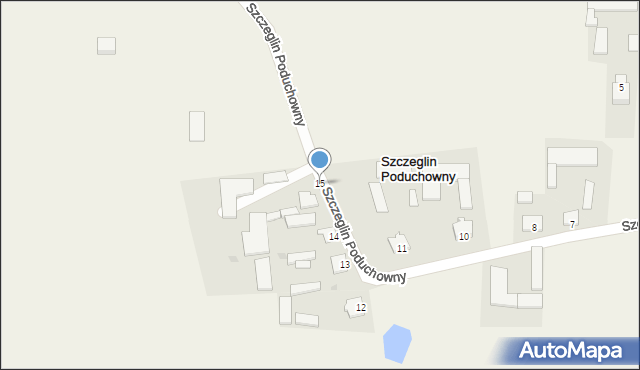 Szczeglin Poduchowny, Szczeglin Poduchowny, 15, mapa Szczeglin Poduchowny