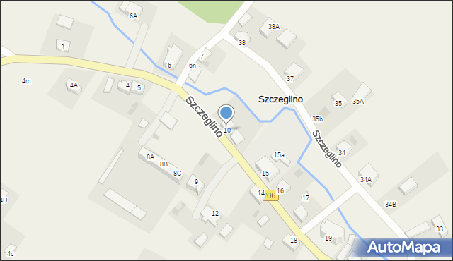 Szczeglino, Szczeglino, 10, mapa Szczeglino