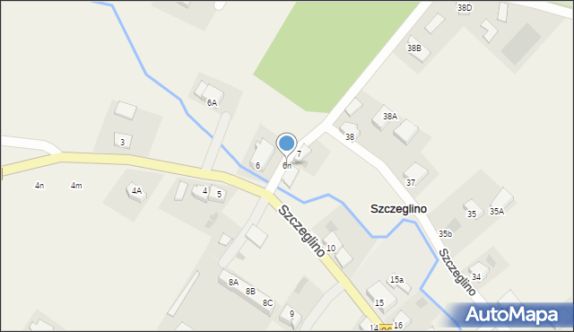 Szczeglino, Szczeglino, 6n, mapa Szczeglino