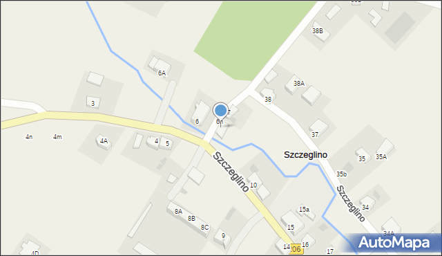 Szczeglino, Szczeglino, 7A, mapa Szczeglino