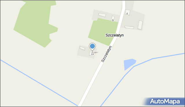 Szczelatyn, Szczelatyn, 11, mapa Szczelatyn