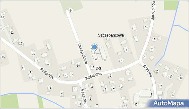 Szczepańcowa, Szczepańcowa, 96, mapa Szczepańcowa