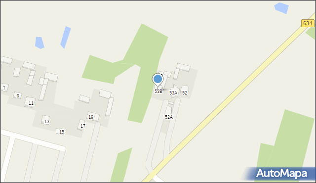 Szczepanek, Szczepanek, 53B, mapa Szczepanek