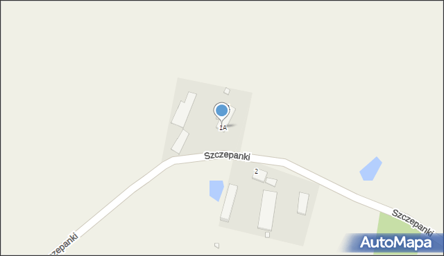 Szczepanki, Szczepanki, 1A, mapa Szczepanki