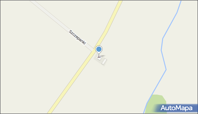 Szczepanki, Szczepanki, 44, mapa Szczepanki