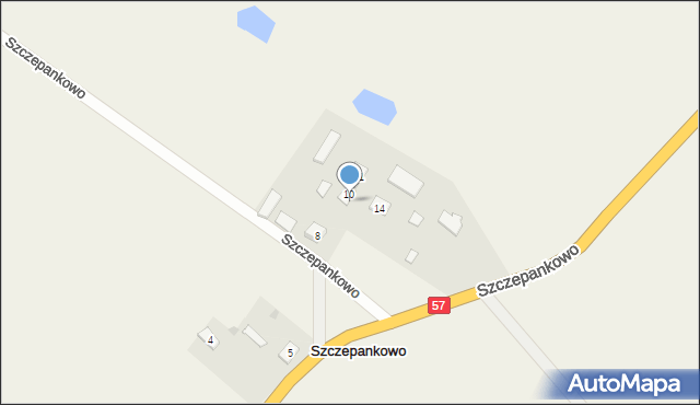 Szczepankowo, Szczepankowo, 9, mapa Szczepankowo