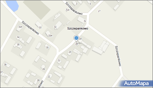 Szczepankowo, Szczepankowo, 19, mapa Szczepankowo