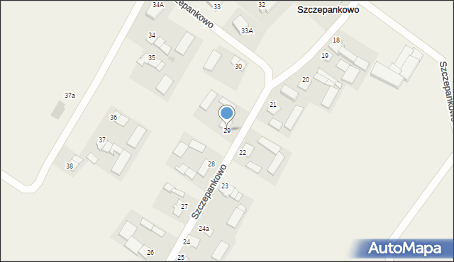 Szczepankowo, Szczepankowo, 29, mapa Szczepankowo