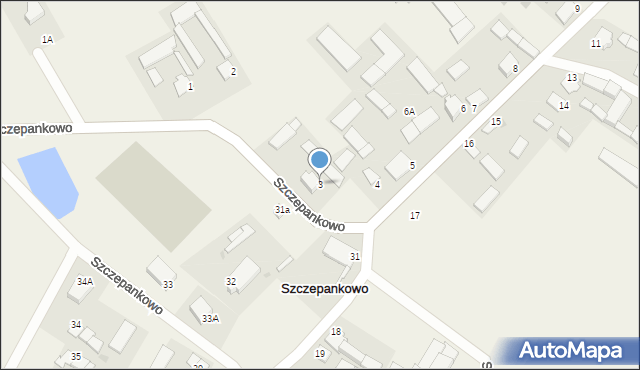 Szczepankowo, Szczepankowo, 3, mapa Szczepankowo