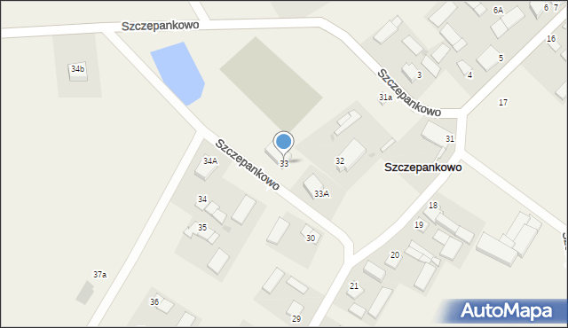 Szczepankowo, Szczepankowo, 33, mapa Szczepankowo