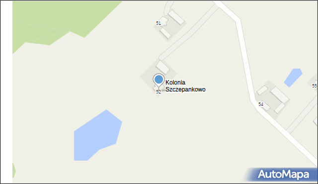 Szczepankowo, Szczepankowo, 52, mapa Szczepankowo