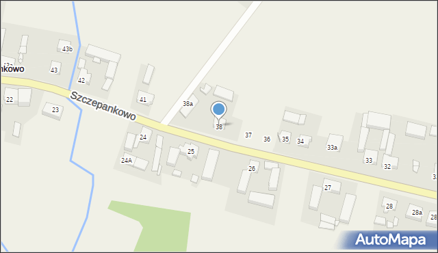 Szczepankowo, Szczepankowo, 38, mapa Szczepankowo