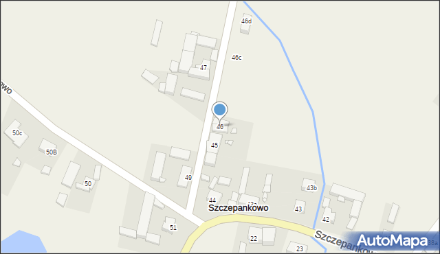 Szczepankowo, Szczepankowo, 46, mapa Szczepankowo