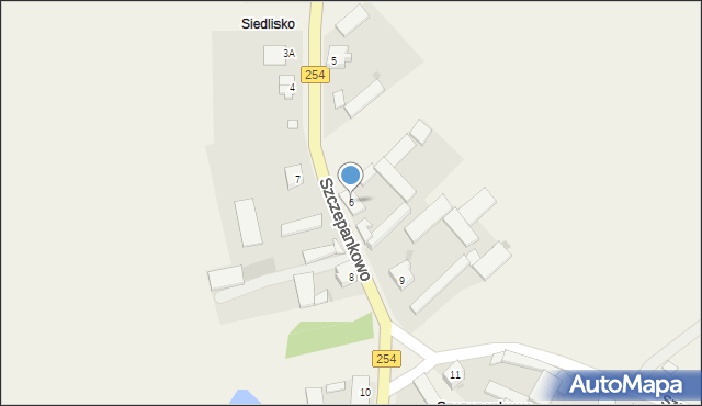 Szczepankowo, Szczepankowo, 6, mapa Szczepankowo