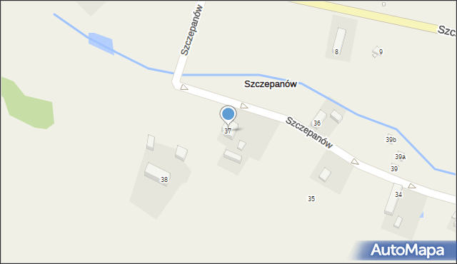 Szczepanów, Szczepanów, 37, mapa Szczepanów