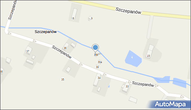 Szczepanów, Szczepanów, 39b, mapa Szczepanów