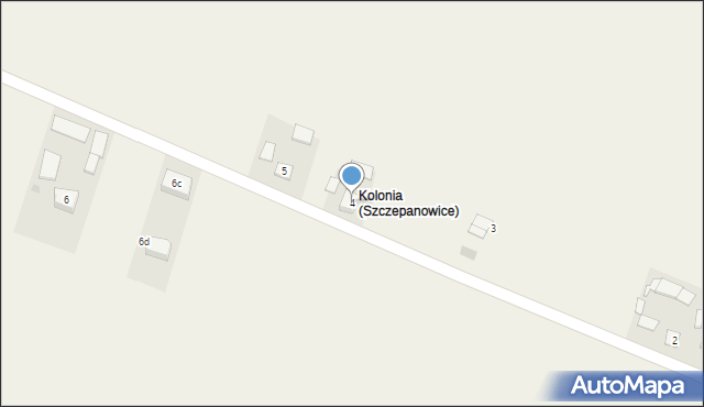 Szczepanowice, Szczepanowice, 4, mapa Szczepanowice