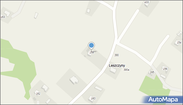 Szczepanowice, Szczepanowice, 159, mapa Szczepanowice