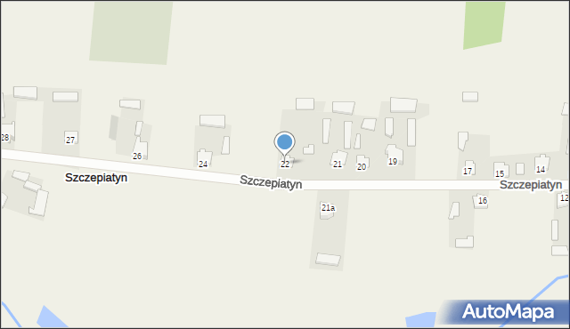 Szczepiatyn, Szczepiatyn, 22, mapa Szczepiatyn