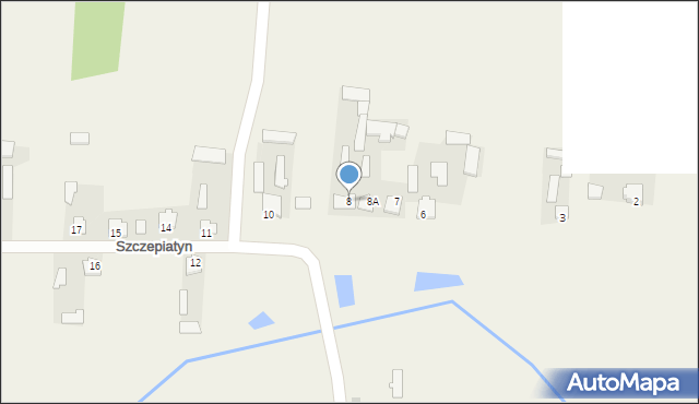 Szczepiatyn, Szczepiatyn, 8, mapa Szczepiatyn