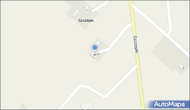 Szczepki, Szczepki, 6A, mapa Szczepki