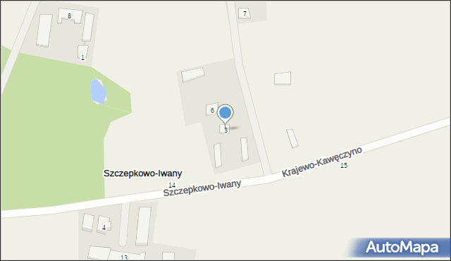 Szczepkowo-Iwany, Szczepkowo-Iwany, 3, mapa Szczepkowo-Iwany