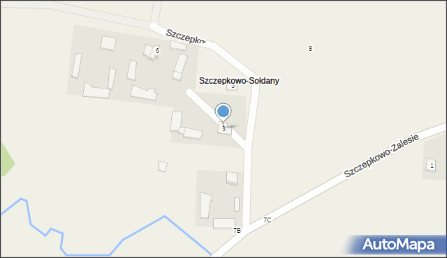 Szczepkowo-Sołdany, Szczepkowo-Sołdany, 3, mapa Szczepkowo-Sołdany