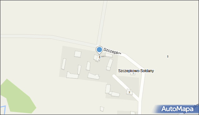 Szczepkowo-Sołdany, Szczepkowo-Sołdany, 6, mapa Szczepkowo-Sołdany