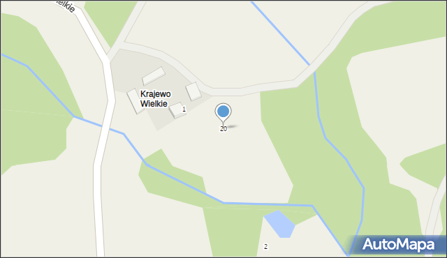 Szczepkowo-Zalesie, Szczepkowo-Zalesie, 20, mapa Szczepkowo-Zalesie