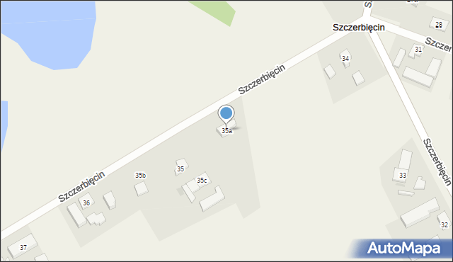 Szczerbięcin, Szczerbięcin, 35a, mapa Szczerbięcin