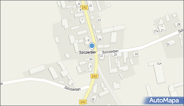 Szczerbin, Szczerbin, 4, mapa Szczerbin