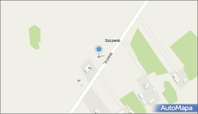 Szczerki, Szczerki, 6d, mapa Szczerki