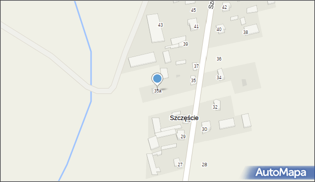 Szczęście, Szczęście, 35a, mapa Szczęście