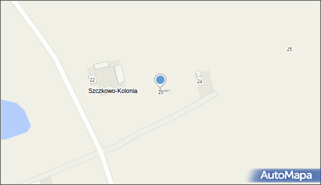 Szczkowo, Szczkowo, 23, mapa Szczkowo