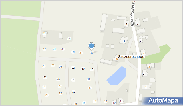 Szczodrochowo, Szczodrochowo, 37, mapa Szczodrochowo