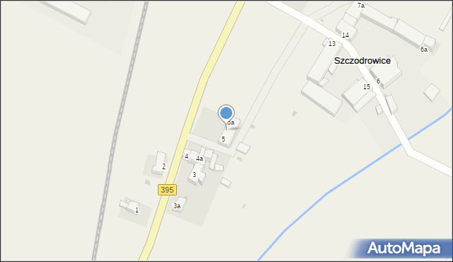 Szczodrowice, Szczodrowice, 5b, mapa Szczodrowice