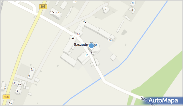 Szczodrowice, Szczodrowice, 6, mapa Szczodrowice