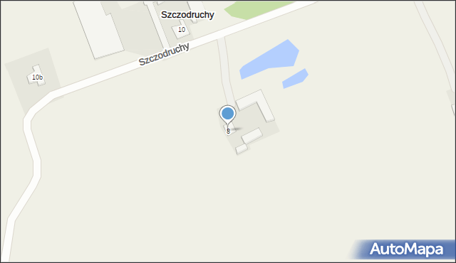 Szczodruchy, Szczodruchy, 8, mapa Szczodruchy