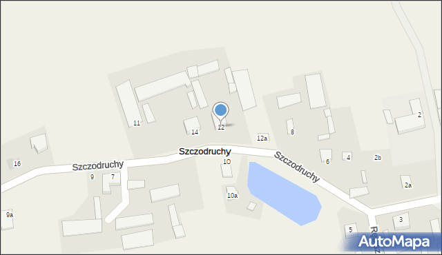 Szczodruchy, Szczodruchy, 12, mapa Szczodruchy