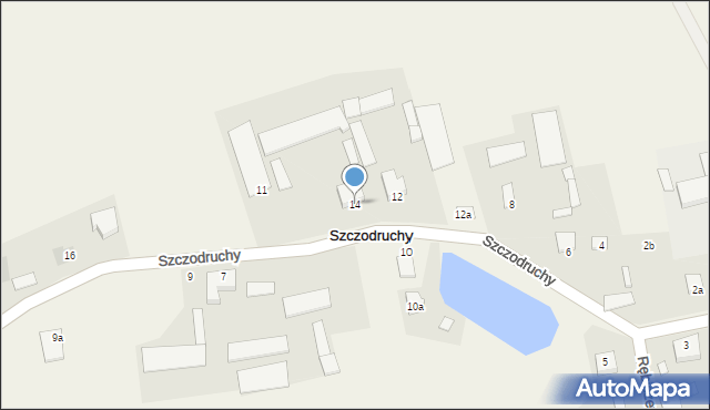 Szczodruchy, Szczodruchy, 14, mapa Szczodruchy