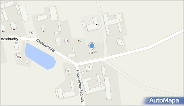 Szczodruchy, Szczodruchy, 2a, mapa Szczodruchy