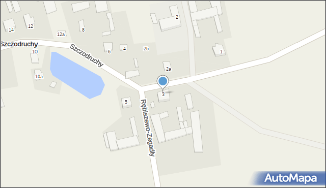 Szczodruchy, Szczodruchy, 3, mapa Szczodruchy