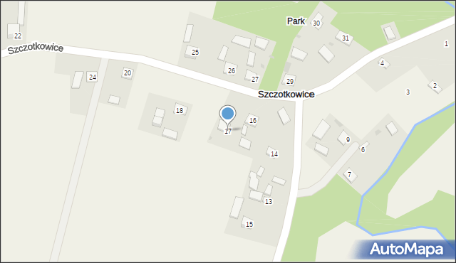 Szczotkowice, Szczotkowice, 17, mapa Szczotkowice