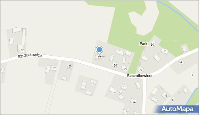 Szczotkowice, Szczotkowice, 25, mapa Szczotkowice