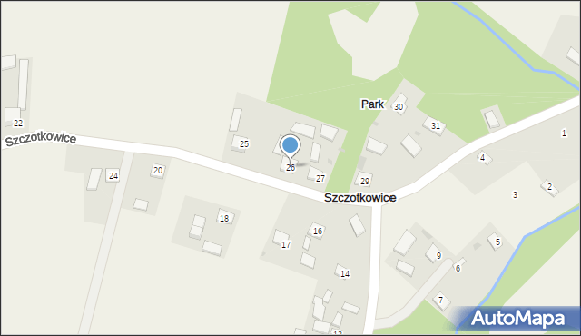 Szczotkowice, Szczotkowice, 26, mapa Szczotkowice